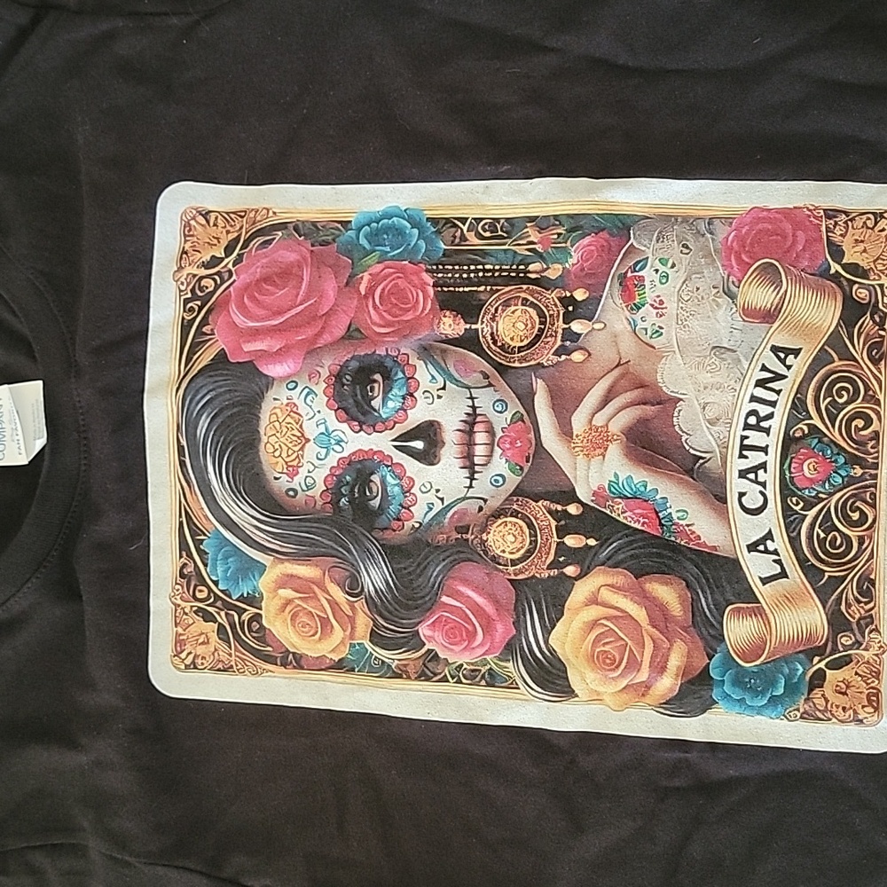 La Catrina Graphic Womens Small T-Shirt